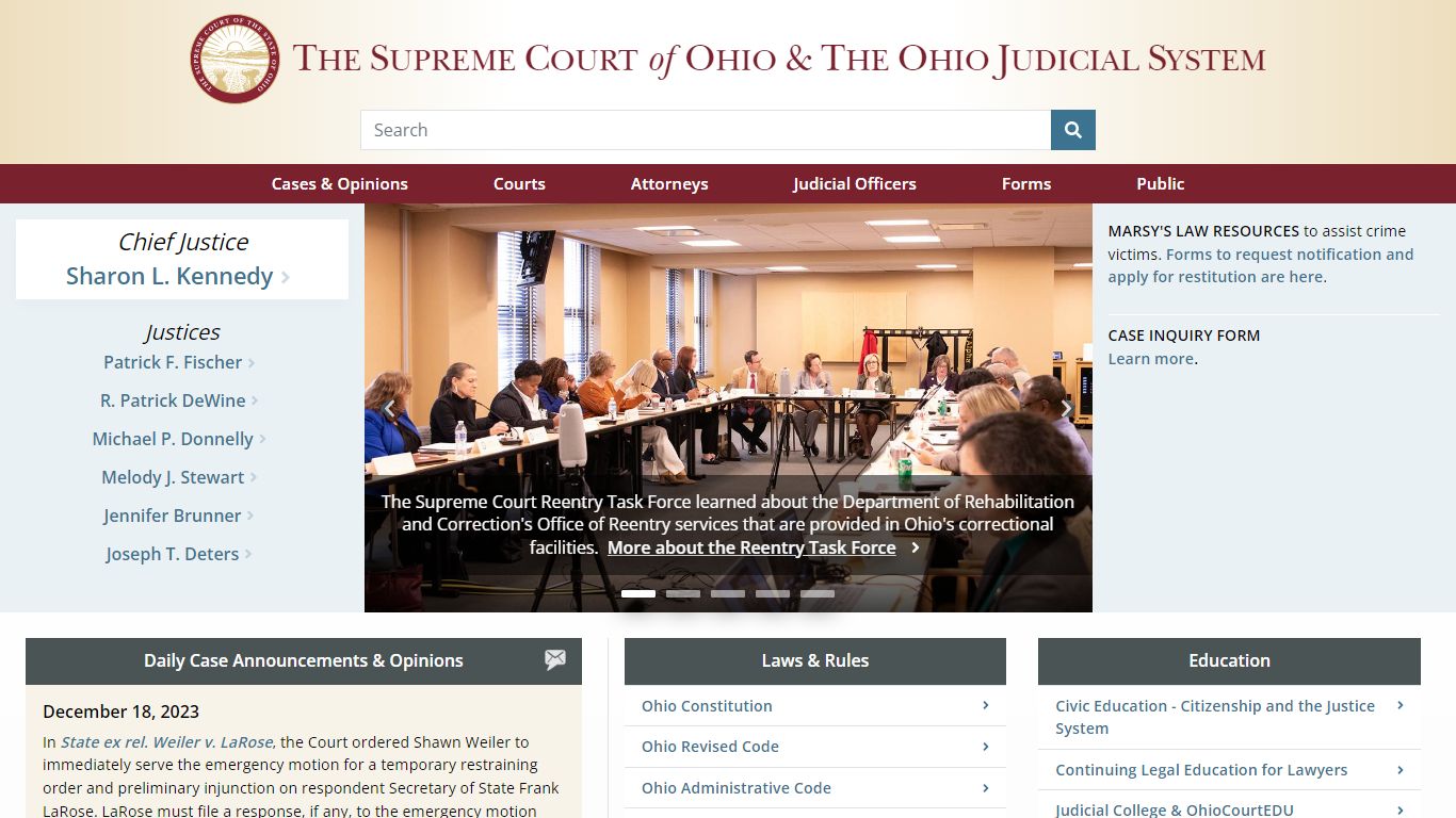 Adult Rights Restoration & Record Sealing - Supreme Court of Ohio